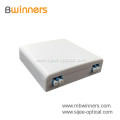 FTTH Mini 2 Ports Fiber Optical Faceplate Socket box